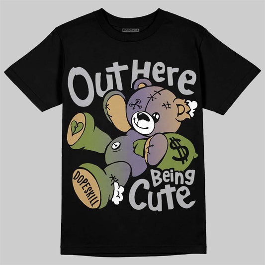Jordan 11 “Magic Ball” DopeSkill T-Shirt Out Here Being Cute Graphic Streetwear  - Black