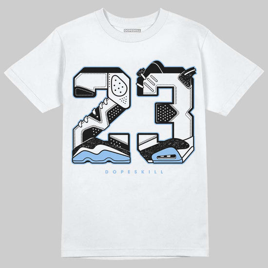 Jordan 6 Oreo DopeSkill T-Shirt 23 with 6s Pattern Graphic Streetwear - White 