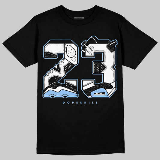 Jordan 6 Oreo DopeSkill T-Shirt 23 with 6s Pattern Graphic Streetwear - black