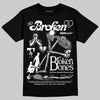 Jordan 6 Oreo DopeSkill T-Shirt Broken Bones Graphic Streetwear - Black