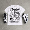 Oreo 6s DopeSkill T-Shirt Broken Bones Graphic