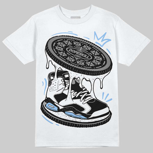 Jordan 6 Oreo DopeSkill T-Shirt Cookie Sole Graphic Streetwear - White