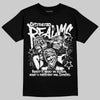 Jordan 6 Oreo DopeSkill T-Shirt Distorted Realms Graphic Streetwear - Black