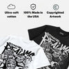 Oreo 6s DopeSkill T-Shirt Distorted Realms Graphic