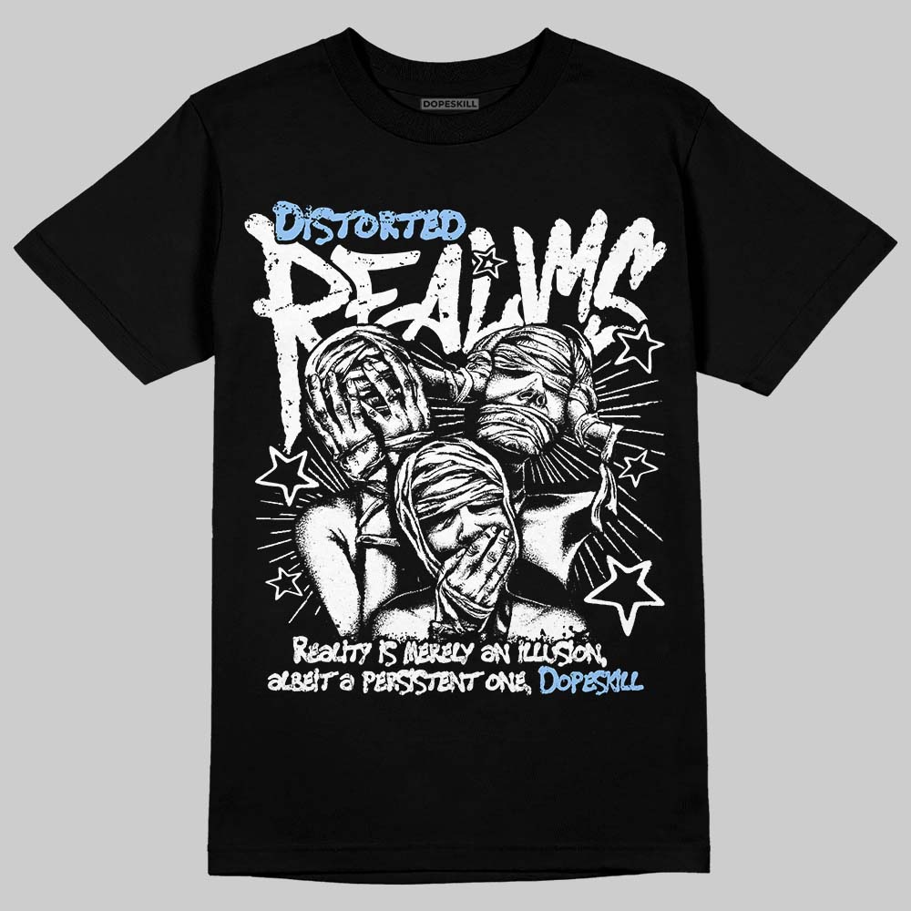 Jordan 6 Oreo DopeSkill T-Shirt Distorted Realms Graphic Streetwear - Black