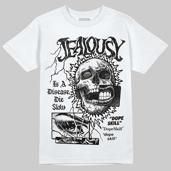 Jordan 6 Oreo DopeSkill T-Shirt Jealousy Graphic Streetwear - White