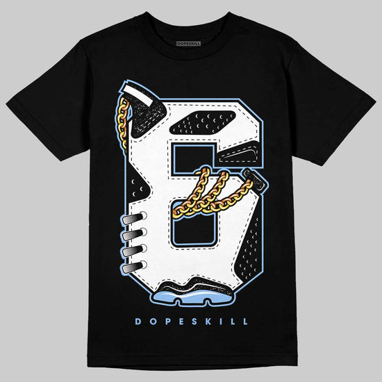 Jordan 6 Oreo DopeSkill T-Shirt No.6 Graphic Streetwear - Black