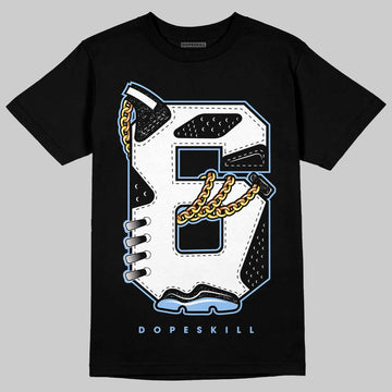 Jordan 6 Oreo DopeSkill T-Shirt No.6 Graphic Streetwear - Black