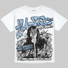 Jordan 6 Oreo DopeSkill Oversize Print T-Shirt No Money No Lust Graphic Streetwear - White 