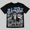 Jordan 6 Oreo DopeSkill Oversize Print T-Shirt No Money No Lust Graphic Streetwear - Black