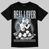 Jordan 6 Oreo DopeSkill T-Shirt Real Lover Graphic Streetwear - Black
