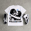 Oreo 6s DopeSkill Oversize Print T-Shirt Real Lover Club Graphic