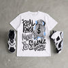 Oreo 6s DopeSkill T-Shirt Real Ones Move In Silence Graphic