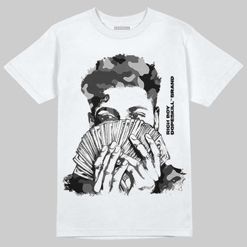 Jordan 6 Oreo DopeSkill T-Shirt Rich Boy Camo Graphic Streetwear - White
