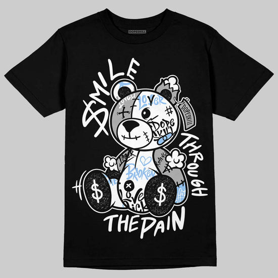 Jordan 6 Oreo DopeSkill T-Shirt Smile Through The Pain Graphic Streetwear - Black