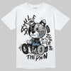 Jordan 6 Oreo DopeSkill T-Shirt Smile Through The Pain Graphic Streetwear - White