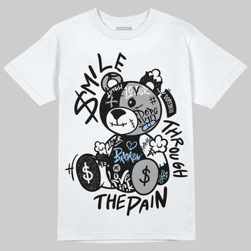 Jordan 6 Oreo DopeSkill T-Shirt Smile Through The Pain Graphic Streetwear - White