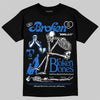 Jordan 1 High OG “Royal” DopeSkill T-Shirt Broken Bones Graphic Streetwear - Black