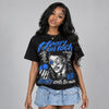 Royal 1s 2026 DopeSkill Oversize Print T-Shirt Heart On Lock Graphic