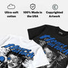 Royal 1s 2026 DopeSkill Oversize Print T-Shirt Heart On Lock Graphic