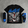 Royal 1s 2026 DopeSkill Oversize Print T-Shirt Heartless Graphic
