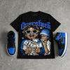 Royal 1s 2026 DopeSkill Oversize Print T-Shirt Overstack Graphic