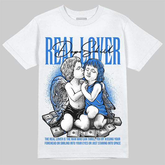 Jordan 1 High OG “Royal” DopeSkill T-Shirt Real Lover Graphic Streetwear - White