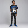 Royal 1s 2026 DopeSkill Oversize Print T-Shirt Real Ones Choose Loyalty Graphic