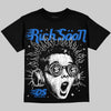Jordan 1 High OG “Royal” DopeSkill Oversize Print T-Shirt Rich Soon Graphic Streetwear - Black