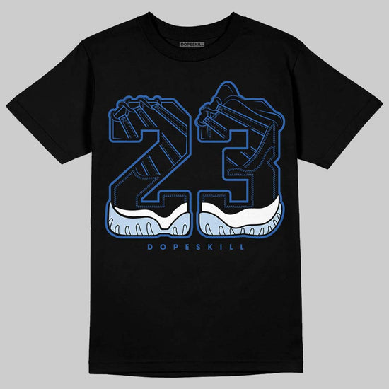 Jordan 11 "Space Jam" (2026) DopeSkill T-Shirt 23 with 11s Pattern Graphic Streetwear - black