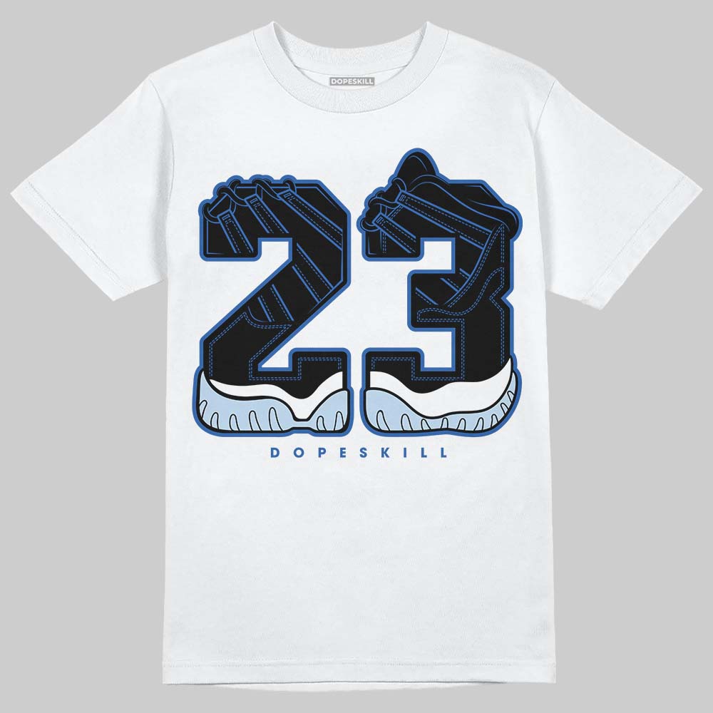 Jordan 11 "Space Jam" (2026) DopeSkill T-Shirt 23 with 11s Pattern Graphic Streetwear - White 