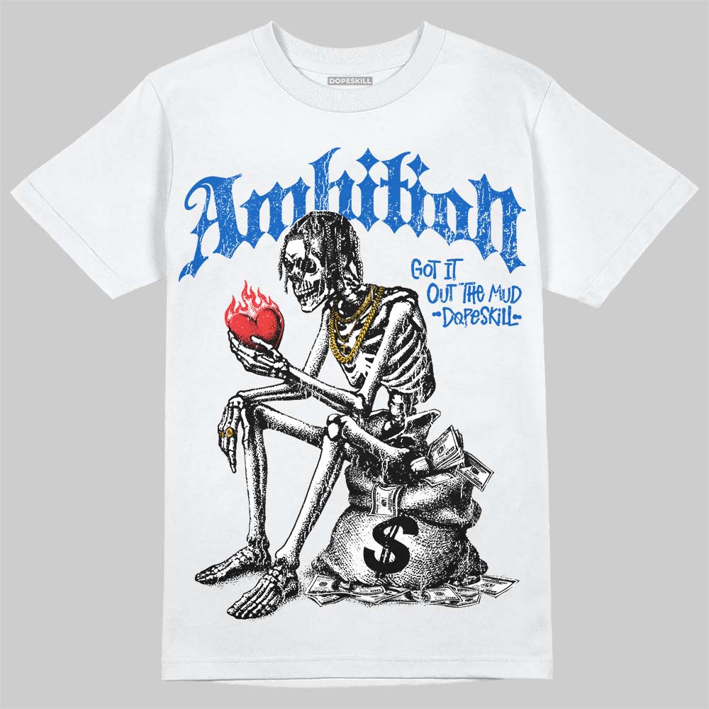 Jordan 11 "Space Jam" (2026) DopeSkill T-Shirt Ambition Graphic Streetwear - White