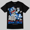 Jordan 11 "Space Jam" (2026) DopeSkill T-Shirt Born To Be Rich Graphic Streetwear - Black
