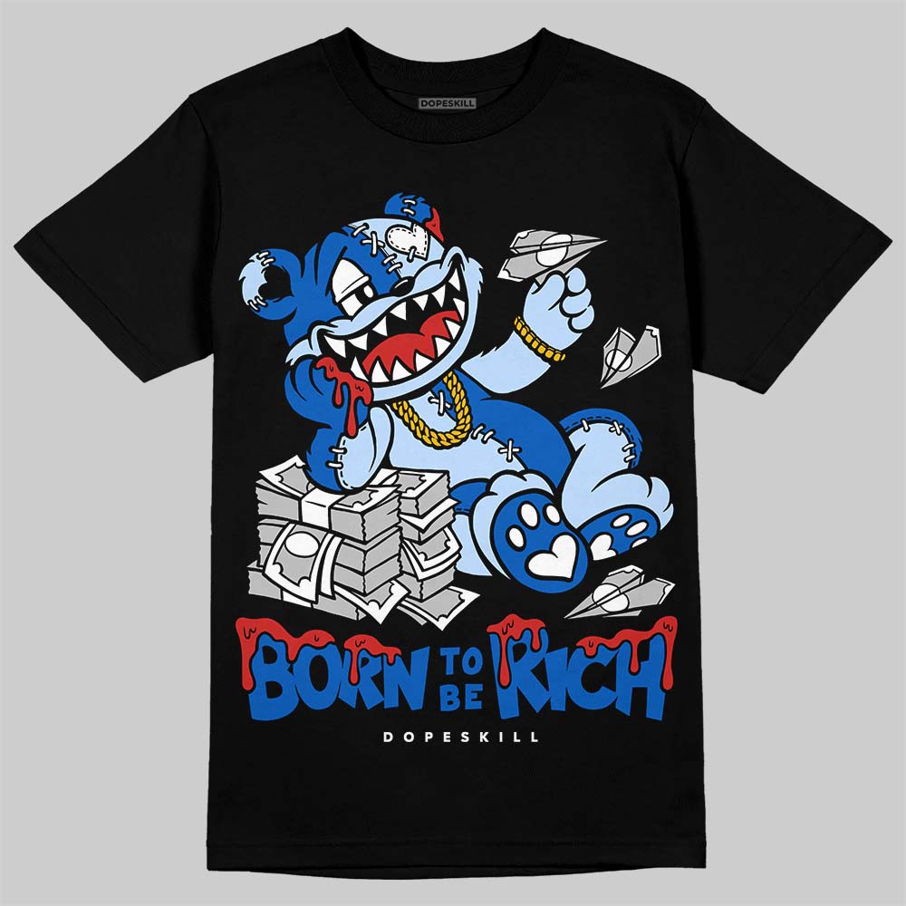 Jordan 11 "Space Jam" (2026) DopeSkill T-Shirt Born To Be Rich Graphic Streetwear - Black