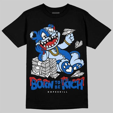 Jordan 11 "Space Jam" (2026) DopeSkill T-Shirt Born To Be Rich Graphic Streetwear - Black