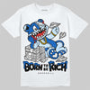 Jordan 11 "Space Jam" (2026) DopeSkill T-Shirt Born To Be Rich Graphic Streetwear  White