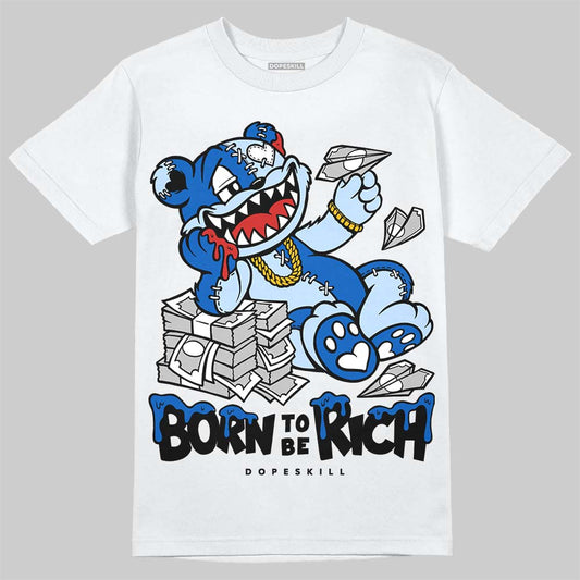 Jordan 11 "Space Jam" (2026) DopeSkill T-Shirt Born To Be Rich Graphic Streetwear  White
