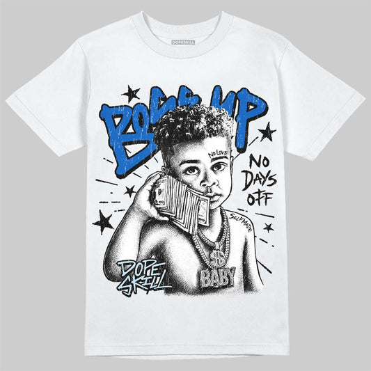 Jordan 11 "Space Jam" (2026) DopeSkill T-Shirt Boss Up Graphic Streetwear - White