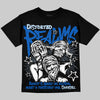 Jordan 11 "Space Jam" (2026) DopeSkill Oversize Print T-Shirt Distorted Realms Graphic Streetwear - Black