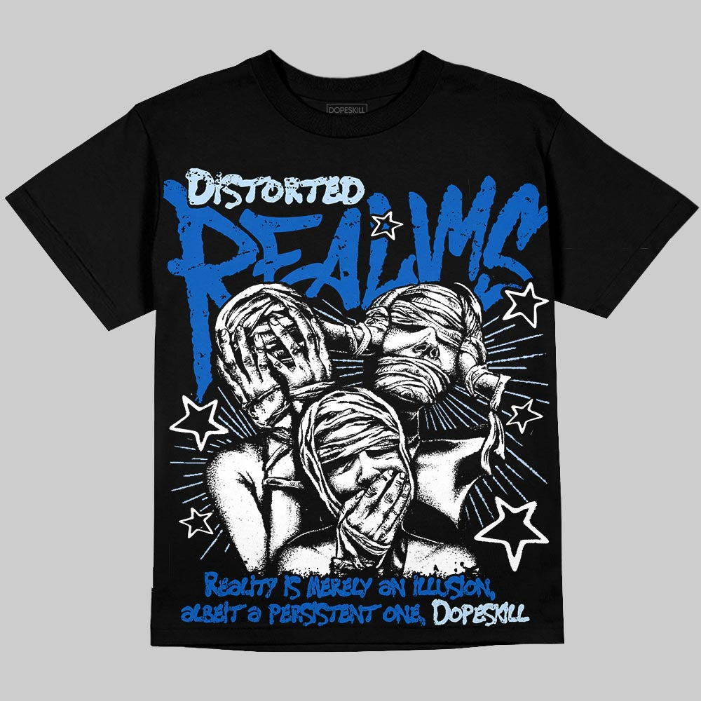 Jordan 11 "Space Jam" (2026) DopeSkill Oversize Print T-Shirt Distorted Realms Graphic Streetwear - Black