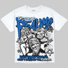 Jordan 11 "Space Jam" (2026) DopeSkill Oversize Print T-Shirt Distorted Realms Graphic Streetwear - White