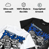 Space Jam 11s 2026 DopeSkill Oversize Print T-Shirt Distorted Realms Graphic