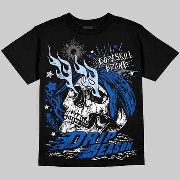 Jordan 11 "Space Jam" (2026) DopeSkill Oversize Print T-Shirt Drip Season Graphic Streetwear - Black