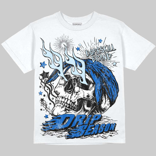 Jordan 11 "Space Jam" (2026) DopeSkill Oversize Print T-Shirt Drip Season Graphic Streetwear - White