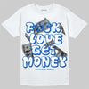 Jordan 11 "Space Jam" (2026) DopeSkill T-Shirt F#ck Love Get Money Graphic Streetwear - White