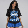 Space Jam 11s 2026 DopeSkill T-Shirt F#ck Love Get Money Graphic