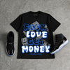 Space Jam 11s 2026 DopeSkill T-Shirt F#ck Love Get Money Graphic