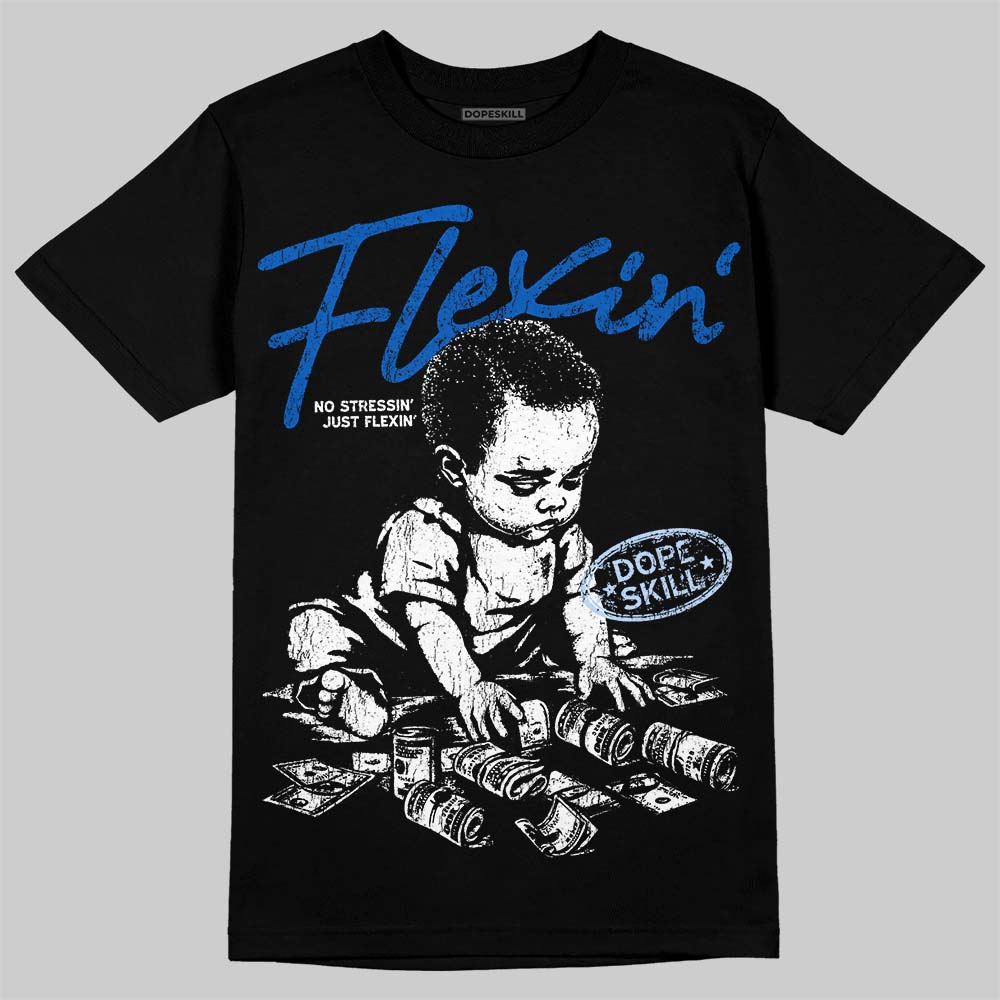Jordan 11 "Space Jam" (2026) DopeSkill T-Shirt Flexin' Graphic Streetwear - Black