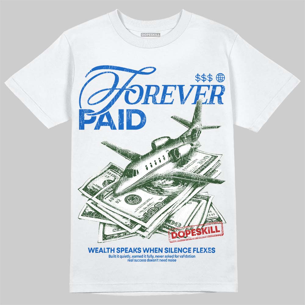 Jordan 11 "Space Jam" (2026) DopeSkill T-Shirt Forever Paid Graphic Streetwear - White
