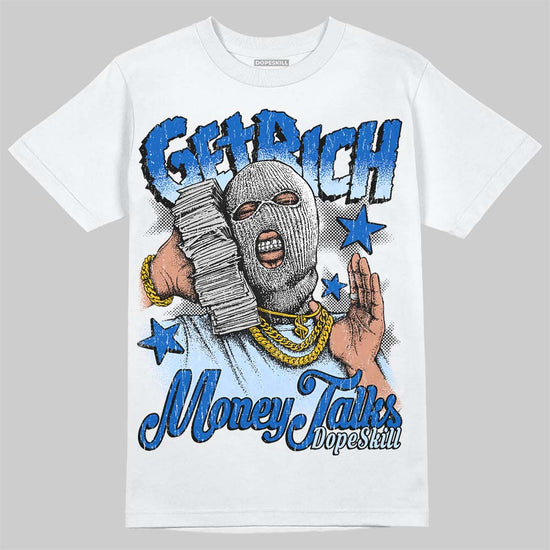 Jordan 11 "Space Jam" (2026) DopeSkill T-Shirt Get Rich Graphic Streetwear - White